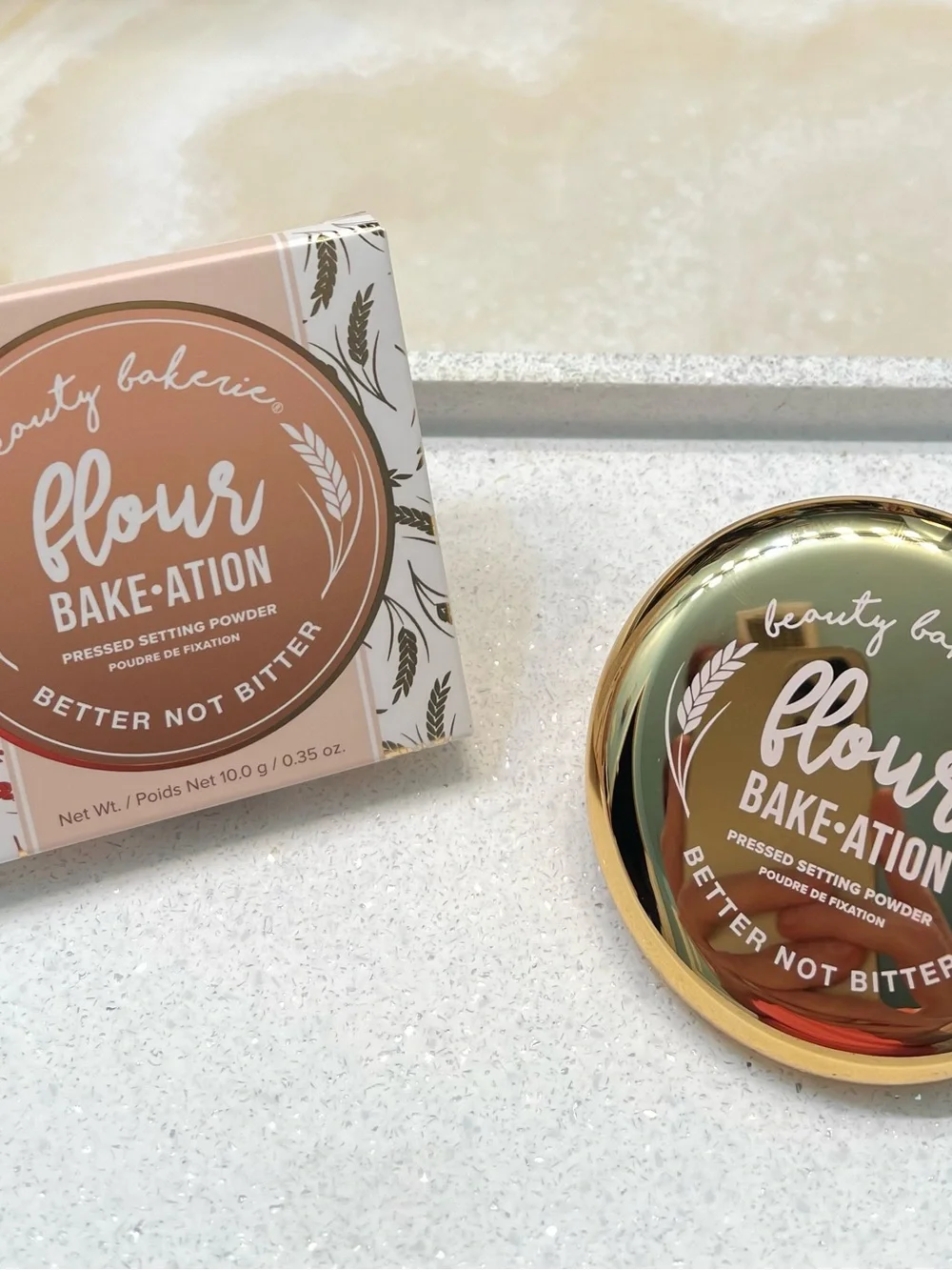 Beauty Bakerie ~ ‘HAZELNUT’ (Dark Brown) Pressed Setting Powder ~ Full Size 10g